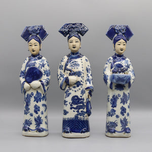 Ceramic Figurines of Chinese Princesses and Empress in Qing Dynasty, Porcelain Statue, Ancient Chinese Lady, Home Decoration acacuss
