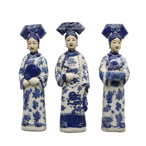 Ceramic Figurines of Chinese Princesses and Empress in Qing Dynasty, Porcelain Statue, Ancient Chinese Lady, Home Decoration acacuss
