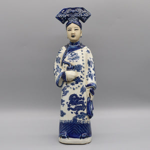 Ceramic Figurines of Chinese Princesses and Empress in Qing Dynasty, Porcelain Statue, Ancient Chinese Lady, Home Decoration acacuss