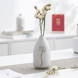 Ceramic Fragrance Bottle Creative Home Mini Ceramic Vase Decoration Hydroponic Flowers acacuss