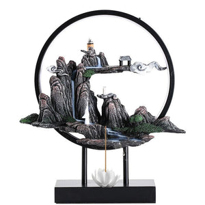 Ceramic Lotus Incense Burner Led Lamp Modern Rockery acacuss