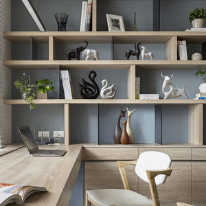 Ceramic Nordic deer ornaments Creative New Chinese Living Room Home TV Cabinet Wine Cabinet Decoration Crafts acacuss