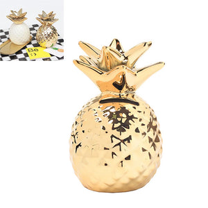 Ceramic Pineapple Piggy Bank Cute Nordic Style Table Decor Money Box acacuss