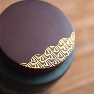 Ceramic Portable Moisture Proof Sealed Jar With Wooden Lid acacuss