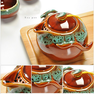 Ceramic Portable Tea Set acacuss