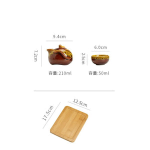 Ceramic Portable Tea Set acacuss