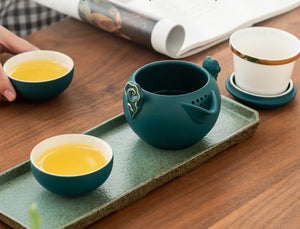 Ceramic Portable Travel Tea Set Outdoor acacuss