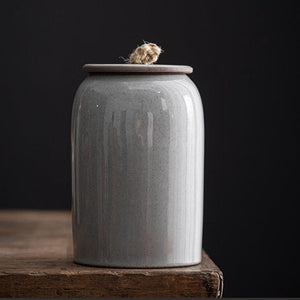 Ceramic Tea & Coffee Container Cans Canister | Retro Stoneware acacuss