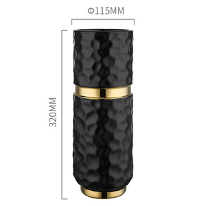 Ceramic Vase Black acacuss