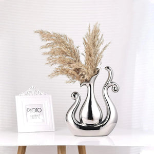Ceramic Vase Nordic Style Living Room Decoration Creative Vase Decorative Home Art Dried Flower Accessories Wedding Gifts Living acacuss