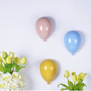 Ceramic balloon wall hanging decoration wall hanging art children's room decoration home decoration accessories sculpture gifts acacuss