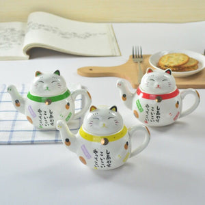 Ceramic cup lucky cat milk coffee cup gift cup creative pot I Coffee Mug Milk Tea Cups Drinkware I Unique Design Home office Gift acacuss