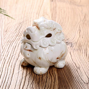 Ceramic household indoor incense burner for Buddha incense aromatherapy burner tea ceremony ornaments ashtray with lid acacuss