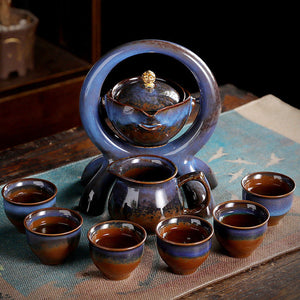 Ceramic semi-automatic creative teapot acacuss