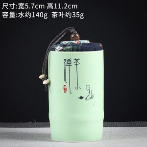 Ceramics Sealed Jar Tea Caddy Tea Box Storage Tank Tea Organizer Candy Jar Food Container Storage Box Tea Can Decorative Jars acacuss