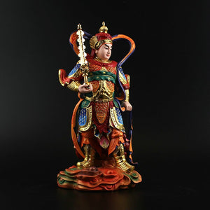 Character Statue, Guan Gong, Wei Tuo, Statue, Buddhist Supplies, Resin Crafts, Home Decorations, Holiday Gifts acacuss