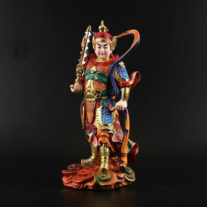 Character Statue, Guan Gong, Wei Tuo, Statue, Buddhist Supplies, Resin Crafts, Home Decorations, Holiday Gifts acacuss