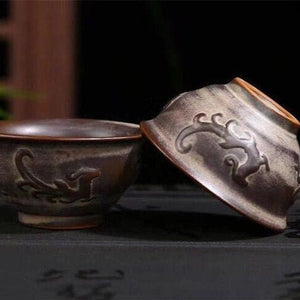 Chinese Dragon TeaPot | Vintage Tea Set | Kung fu Tea Set acacuss