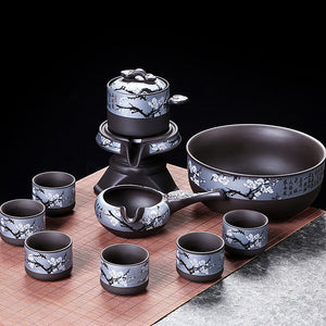 Chinese Kung Fu Tea Set Teapot Gaiwan Complete Yixing Traditional Puer Tea Cup Set Gift Ceremony Taza De Te Kitchen Drinkware acacuss