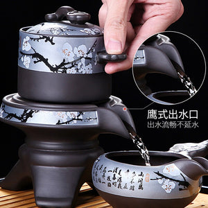 Chinese Kung Fu Tea Set Teapot Gaiwan Complete Yixing Traditional Puer Tea Cup Set Gift Ceremony Taza De Te Kitchen Drinkware acacuss