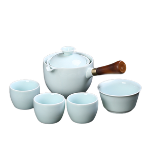 Chinese Kung Fu Tea set Travel Tea set Ceramic Portable Tea set Teapot Tea Maker Infuser Teacup acacuss