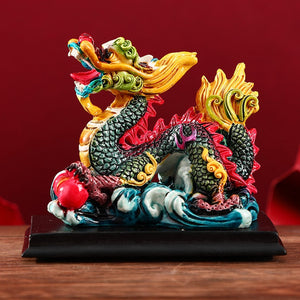 Chinese Style Characteristics Forbidden City Cultural and Creative Dragon Lion Souvenir Ornament Creative Jewelry Gift acacuss