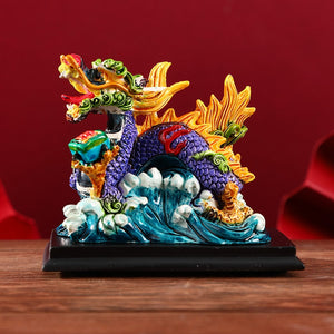 Chinese Style Characteristics Forbidden City Cultural and Creative Dragon Lion Souvenir Ornament Creative Jewelry Gift acacuss