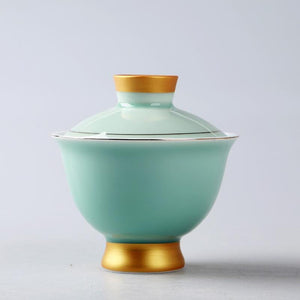 Chinese Traditions Gaiwan Ceramics Tea Set KungFu Tea Cups Porcelain Tea Bowl Tureen for Travel Kettle Drinkware Tools 180ml acacuss