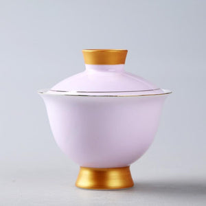 Chinese Traditions Gaiwan Ceramics Tea Set KungFu Tea Cups Porcelain Tea Bowl Tureen for Travel Kettle Drinkware Tools 180ml acacuss