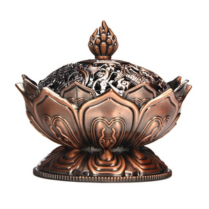 Chinese brass incense burner acacuss