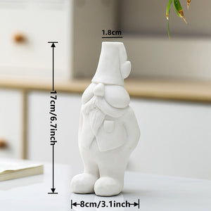 2023 Christmas Decoration Ceramics Santa Claus Vase Decoration Home Decor For Room Decoration Creative Vase Festival Decoration acacuss