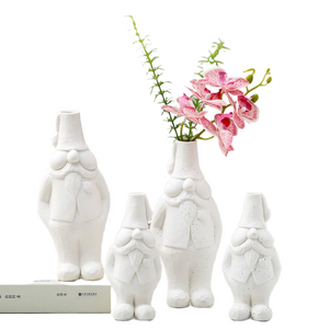 2023 Christmas Decoration Ceramics Santa Claus Vase Decoration Home Decor For Room Decoration Creative Vase Festival Decoration acacuss