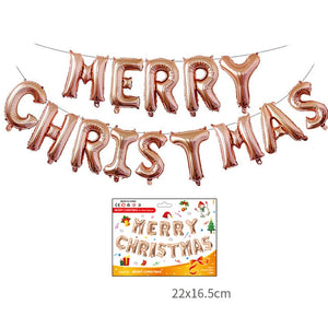 Christmas Foil Santa Claus Balloons Snowman Elk Christmas Tree Balloons for Xmas Inflatable Party Decorations Home Party Decor acacuss