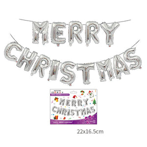 Christmas Foil Santa Claus Balloons Snowman Elk Christmas Tree Balloons for Xmas Inflatable Party Decorations Home Party Decor acacuss