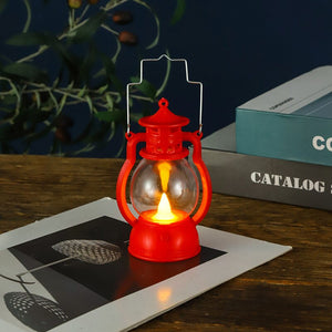 Christmas Handheld Small Horse Lanterns Palace Lamps Kerosene Lamp Decor 2023 Navidad Atmosphere Scene Decoration Xmas Supplies acacuss