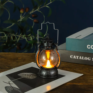 Christmas Handheld Small Horse Lanterns Palace Lamps Kerosene Lamp Decor 2023 Navidad Atmosphere Scene Decoration Xmas Supplies acacuss