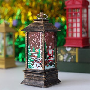 Christmas Lantern Light Merry Christmas Decorations for Home 2021 Navidad Christmas Tree Ornaments Xmas Gifts New Year 2022 acacuss