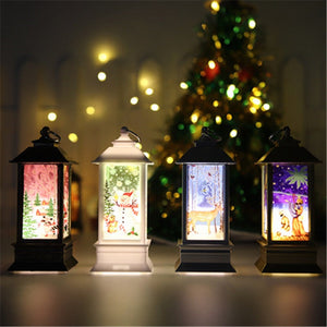Christmas Lantern Light Merry Christmas Decorations for Home 2021 Navidad Christmas Tree Ornaments Xmas Gifts New Year 2022 acacuss