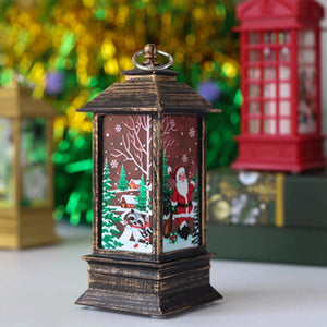 Christmas Lantern Light Merry Christmas Decorations for Home 2021 Navidad Christmas Tree Ornaments Xmas Gifts New Year 2022 acacuss
