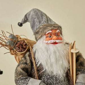 Christmas Large Santa Claus Dolls Ornaments Standing Santa Figurine Doll Christmas Home Decoration Kids Gift navidad home decor acacuss