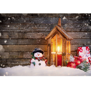Christmas Photography Backdrop Photocall Window Tree Gift Party Decor Background Portrait Photographic Kids Photo Studio acacuss
