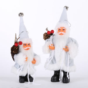 Christmas Santa Claus Doll Decorative Desktop Santa Claus Figure Santa Figurine Ornament Xmas Christmas decor for home acacuss