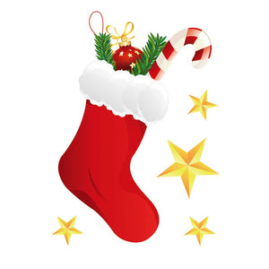 Christmas Santa Claus Window Stickers Wall Ornaments Christmas Pendant Merry Christmas For Home Decor New Year Stickers 2023 acacuss