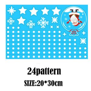 Christmas Santa Claus Window Stickers Wall Ornaments Christmas Pendant Merry Christmas For Home Decor New Year Stickers 2023 acacuss