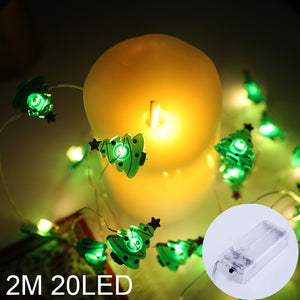 Christmas Snowman Santa Hot Air Balloon Microlandscape Ornament with LED Light Christmas Decor for Home New Year 2024 Navidad acacuss