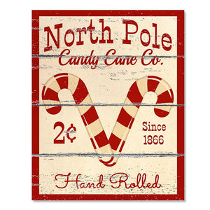 Christmas Wall Art Print Hot Chocolate Candyland Express Gingerbread Bakery Sign Poster Vintage Canvas Painting Kitchen Decor acacuss
