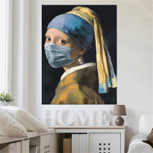 Classical European Oil Woman Canvas Fun Lips Pen Paintings Wall Abstract Landscape Wall Art Prints Posters Pictures Home Decor acacuss