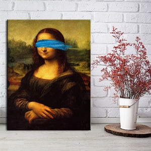 Classical European Oil Woman Canvas Fun Lips Pen Paintings Wall Abstract Landscape Wall Art Prints Posters Pictures Home Decor acacuss