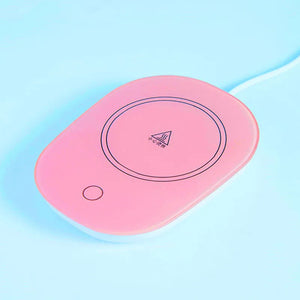 Coffee Mug Warmer Pad Cup Heater Coaster Constant Temperature Heating USB Electric Mug Mat Set Milk Tea Water Home Office Gift acacuss