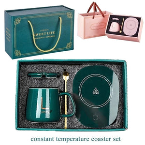 Coffee Mug Warmer Pad Cup Heater Coaster Constant Temperature Heating USB Electric Mug Mat Set Milk Tea Water Home Office Gift acacuss